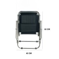 Ghế xếp inox vải dù ngồi câu cá, trà chanh, camping nhỏ gọn, tiện lợi BA1053, Màu xanh bộ đội