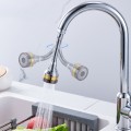 Đầu vòi rửa bát tăng áp xoay 360 độ có đầu nối lắp phòng tắm nhà bếp BA1075, Loại ngắn