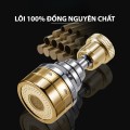 Đầu vòi rửa bát tăng áp xoay 360 độ có đầu nối lắp phòng tắm nhà bếp BA1075, Loại ngắn
