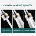 Đầu vòi rửa bát tăng áp xoay 360 độ có đầu nối lắp phòng tắm nhà bếp BA1075, Loại ngắn