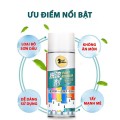 Bình xịt tẩy sơn dầu, làm sạch các vết sơn nhanh chóng, dễ dàng BA1076