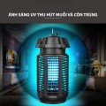 Đèn bắt muỗi có đèn led ánh sáng tím thu hút côn trùng BA1078