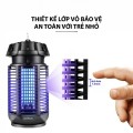 Đèn bắt muỗi có đèn led ánh sáng tím thu hút côn trùng BA1078