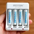 Combo pin AA kèm sạc hoặc pin rời BA1062, 4 pin AA 1200 rời