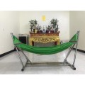 Võng xếp gọn sơn tĩnh điện, khung dày kèm lưới chắc chắn BA1107