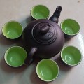 Bộ ấm chén từ sa bát tràng cao cấp BA1113