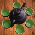 Bộ ấm chén từ sa bát tràng cao cấp BA1113