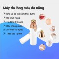 Máy tẩy lông, triệt lông 2 trong 1 mini dùng pin sạc BA1124
