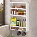 Kệ đựng gia vị, đồ dùng bếp 4 tầng treo tường tiện dụng BA1129