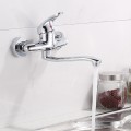 Vòi rửa bát, chén có nóng lạnh cắm tường kèm đôi chân rồng chữ Z BA1142