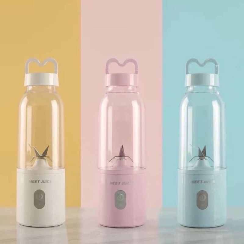 Máy xay sinh tố cầm tay Meet Juice lưỡi dao 3 chiều 4 lưỡi