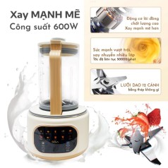 Máy làm sữa hạt đa năng 10 chế độ Seka E500 giảm tiếng ồn