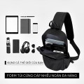 Túi đeo chéo nam chống nước 10 inch tiện dụng BA1136