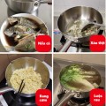 Chảo inox nguyên khối Seka 5 lớp đa năng bền đẹp
