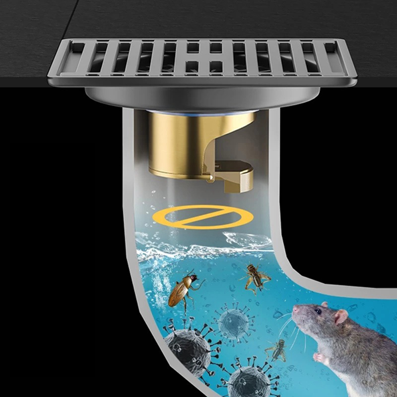 Nắp cống ngăn mùi hôi thoát sàn chống mùi BA1148