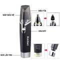 Máy tỉa lông mũi dùng pin tiện lợi KM-6512