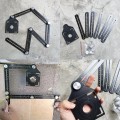 Thước đo 6 góc gấp lỗ định vị đa năng bằng hợp kim nhôm S147