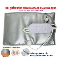 Đai quấn nóng rung massage 3 cấp độ