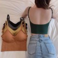 Áo bra thể thao không gọng, có đệm, co giãn