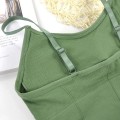 Áo bra thể thao không gọng, có đệm, co giãn