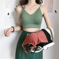 Áo bra thể thao không gọng, có đệm, co giãn