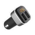 Bộ chia tẩu sạc Hyundai cho ô tô 2usb nhỏ gọn, tiện lợi B491