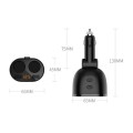 Bộ chia tẩu sạc 2 cổng 2usb cho ô tô màn hiển thị điện áp Hyundai HY16