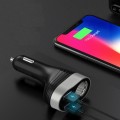 Cốc sạc ô tô 1 cổng tẩu sạc, 2 cổng sạc USB Hoco Z29