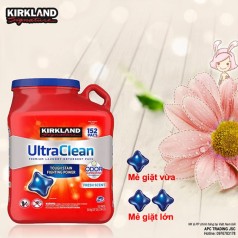 Viên giặt xả kháng khuẩn Kirkland Signature Ultra Clean