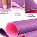 Combo 2 thảm nhảy dây tập yoga Justfit không gây ồn, chống trượt