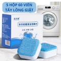 Viên tẩy cặn lồng máy giặt, hộp 60 viên