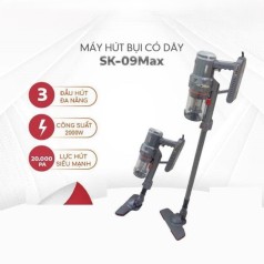 Máy hút bụi cầm tay Seka SK-09 Max 3 đầu hút thông minh