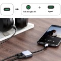 Bộ chuyển đổi hỗ trợ sạc nhanh 60W 2 cổng 3.5 audio và type C