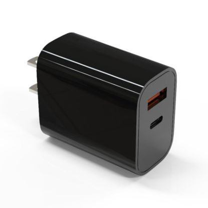 Củ sạc nhanh 2in1 PD 20W QC 18W cổng USB-C và USB-A