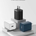 Củ sạc nhanh 2in1 PD 20W QC 18W cổng USB-C và USB-A 