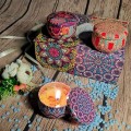 Set 4 cốc nến thơm hoa khô thiên nhiên, nhẹ nhàng