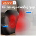 Gối tựa lưng massage ô tô cao cấp Cicido 
