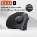 Đệm tựa lưng ô tô tích hợp con lăn cao cấp Cicido