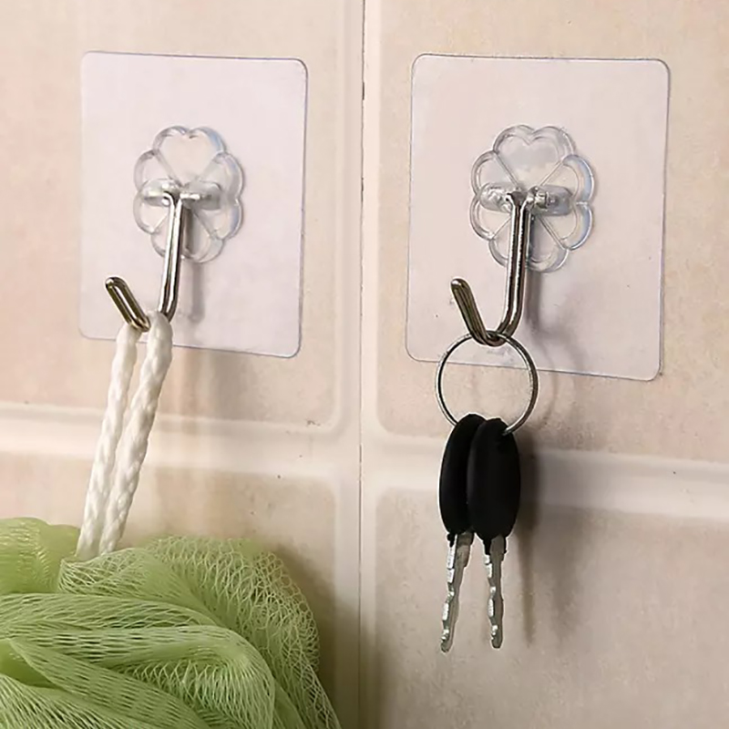 Combo 20 móc dán tường trong suốt chịu lực siêu bền N158