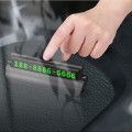 Bảng số điện thoại trên ô tô có dạ quang