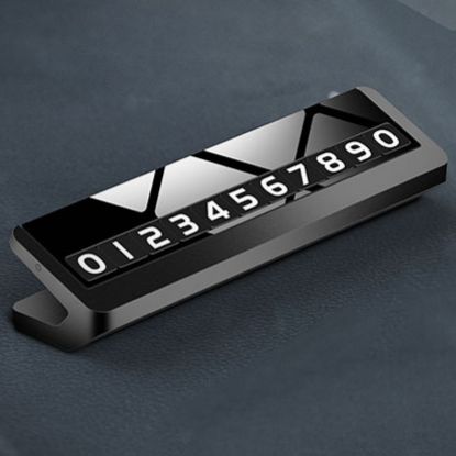 Bảng số điện thoại trên ô tô kim loại