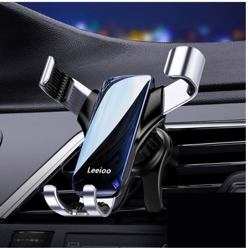 Giá đỡ điện thoại ô tô trọng lực gắn cửa gió ô tô Leeioo