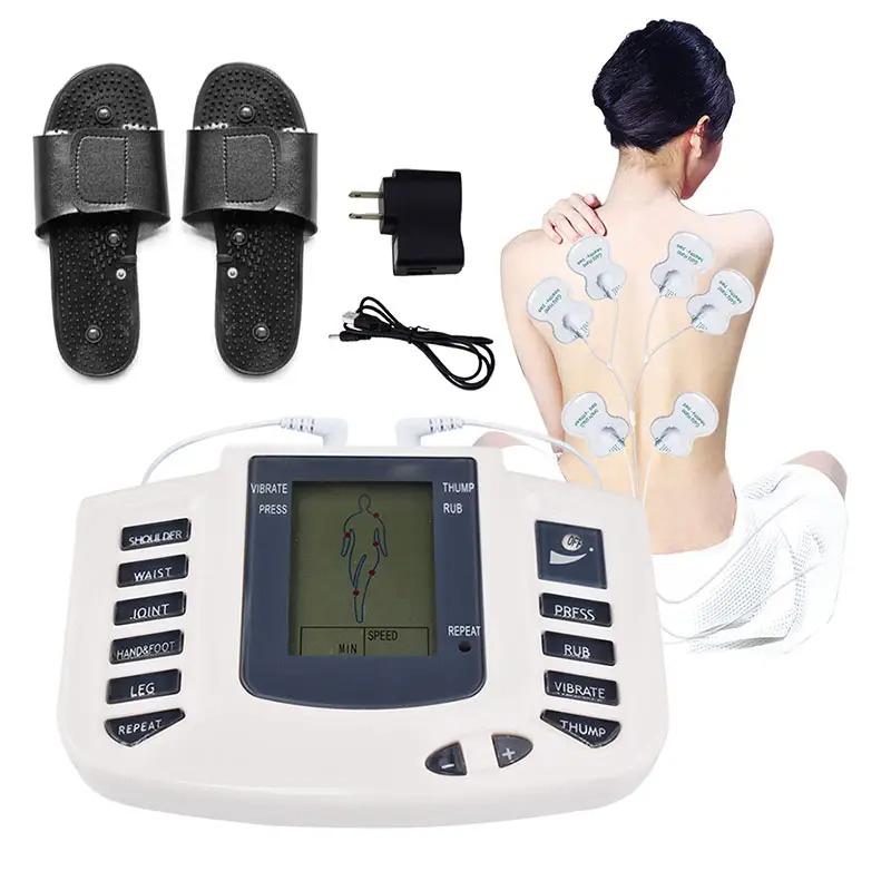 Máy massage xung điện đa năng 6 miếng dán kết hợp massage chân J192