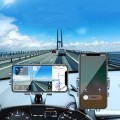 Giá đỡ điện thoại ô tô cao cấp tích hợp bảng số điện thoai