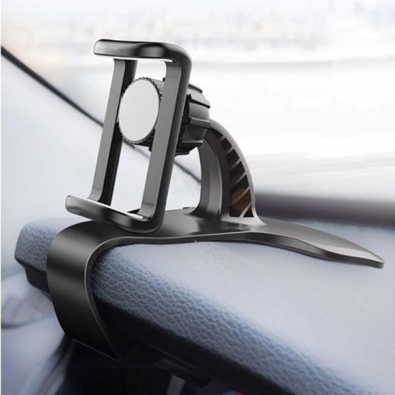 Giá đỡ điện thoại kẹp viền taplo ô tô đầu xoay 360 độ