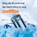 Tẩu sạc ô tô tích hợp 2 cổng ra usb và typeC thông minh 