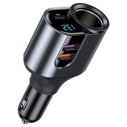 Tẩu Sạc nhanh ô tô 3 cổng 