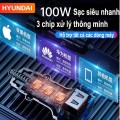 Tẩu sạc nhanh trên ô tô tích hợp 3 chip xử lý thông minh