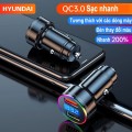 Tẩu sạc nhanh trên ô tô tích hợp 3 chip xử lý thông minh