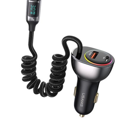 Tẩu sạc ô tô sạc nhanh có cổng PD và USB